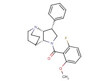 (3R*,3aR*,7aR*)-1-(2-fluoro-6-methoxybenzoyl)-3-phenyloctahydro-4,7-ethanopyrrolo[3,2-b]pyridine