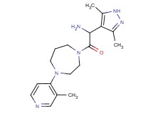 1-(3,5-dimethyl-1H-pyrazol-4-yl)-2-[4-(3-methylpyridin-4-yl)-1,4-diazepan-1-yl]-2-oxoethanamine