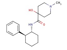 4-hydroxy-1-methyl-N-[(1R*,2S*)-2-phenylcyclohexyl]piperidine-4-carboxamide