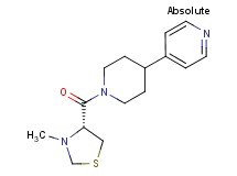 4-(1-{[(4R)-3-methyl-1,3-thiazolidin-4-yl]carbonyl}-4-piperidinyl)pyridine