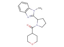 1-methyl-2-[1-(tetrahydro-2H-pyran-4-ylcarbonyl)-2-pyrrolidinyl]-1H-benzimidazole