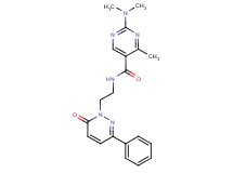 2-(dimethylamino)-4-methyl-N-[2-(6-oxo-3-phenylpyridazin-1(6H)-yl)ethyl]pyrimidine-5-carboxamide