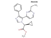 methyl (2S)-cyclopropyl[5-(2-ethylpyrimidin-4-yl)-4-phenyl-1H-imidazol-1-yl]acetate