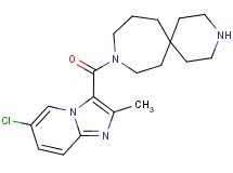 9-[(6-chloro-2-methylimidazo[1,2-a]pyridin-3-yl)carbonyl]-3,9-diazaspiro[5.6]dodecane dihydrochloride