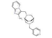 2-methyl-3-{[(1S*,5R*)-3-(4-pyridinylmethyl)-3,6-diazabicyclo[3.2.2]non-6-yl]methyl}imidazo[1,2-a]pyridine