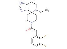 1'-[(2,3-difluorophenyl)acetyl]-5-ethyl-1,5,6,7-tetrahydrospiro[imidazo[4,5-c]pyridine-4,4'-piperidine]
