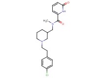 N-({1-[2-(4-chlorophenyl)ethyl]piperidin-3-yl}methyl)-N-methyl-6-oxo-1,6-dihydropyridine-2-carboxamide