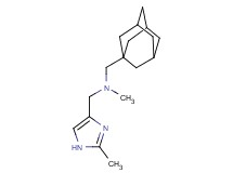 (1-adamantylmethyl)methyl[(2-methyl-1H-imidazol-4-yl)methyl]amine