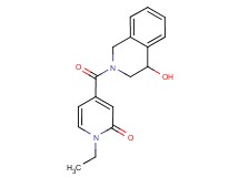 1-ethyl-4-[(4-hydroxy-3,4-dihydroisoquinolin-2(1H)-yl)carbonyl]pyridin-2(1H)-one