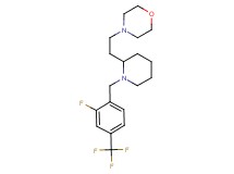 4-(2-{1-[2-fluoro-4-(trifluoromethyl)benzyl]-2-piperidinyl}ethyl)morpholine