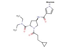 (4R)-1-(3-cyclopropylpropanoyl)-N,N-diethyl-4-[(1H-pyrrol-3-ylcarbonyl)amino]-L-prolinamide