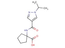 1-{[(1-isopropyl-1H-pyrazol-4-yl)carbonyl]amino}cyclopentanecarboxylic acid