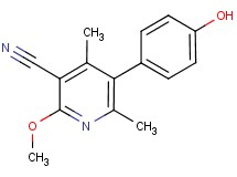 5-(4-hydroxyphenyl)-2-methoxy-4,6-dimethylnicotinonitrile