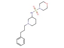 N-[1-(3-phenylpropyl)-3-piperidinyl]-4-morpholinesulfonamide