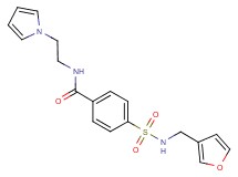 4-{[(3-furylmethyl)amino]sulfonyl}-N-[2-(1H-pyrrol-1-yl)ethyl]benzamide