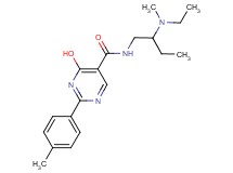 N-{2-[ethyl(methyl)amino]butyl}-4-hydroxy-2-(4-methylphenyl)pyrimidine-5-carboxamide