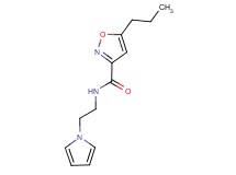 5-propyl-N-[2-(1H-pyrrol-1-yl)ethyl]-3-isoxazolecarboxamide