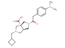 (3aR*,6aR*)-2-(cyclobutylmethyl)-5-{[4-(dimethylamino)phenyl]acetyl}hexahydropyrrolo[3,4-c]pyrrole-3a(1H)-carboxylic acid