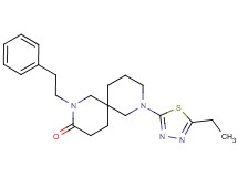 8-(5-ethyl-1,3,4-thiadiazol-2-yl)-2-(2-phenylethyl)-2,8-diazaspiro[5.5]undecan-3-one