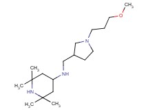 N-{[1-(3-methoxypropyl)pyrrolidin-3-yl]methyl}-2,2,6,6-tetramethylpiperidin-4-amine