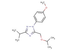 5-(isopropoxymethyl)-3-isopropyl-1-(4-methoxyphenyl)-1H-1,2,4-triazole