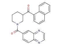 1-naphthyl[1-(6-quinoxalinylcarbonyl)-3-piperidinyl]methanone