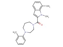 1,7-dimethyl-2-{[4-(2-methylphenyl)-1,4-diazepan-1-yl]carbonyl}-1H-indole