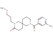 8-(2-aminoisonicotinoyl)-2-(3-methoxypropyl)-2,8-diazaspiro[5.5]undecan-3-one