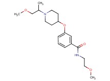 N-(2-methoxyethyl)-3-{[1-(2-methoxy-1-methylethyl)-4-piperidinyl]oxy}benzamide