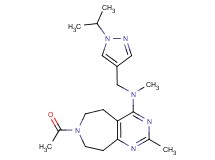 7-acetyl-N-[(1-isopropyl-1H-pyrazol-4-yl)methyl]-N,2-dimethyl-6,7,8,9-tetrahydro-5H-pyrimido[4,5-d]azepin-4-amine