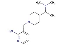 3-({4-[1-(dimethylamino)ethyl]-1-piperidinyl}methyl)-2-pyridinamine
