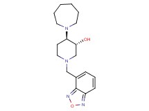 (3R*,4R*)-4-(1-azepanyl)-1-(2,1,3-benzoxadiazol-4-ylmethyl)-3-piperidinol
