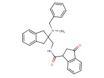 N-({2-[benzyl(methyl)amino]-2,3-dihydro-1H-inden-2-yl}methyl)-3-oxo-1-indanecarboxamide