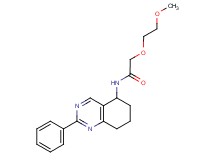 2-(2-methoxyethoxy)-N-(2-phenyl-5,6,7,8-tetrahydroquinazolin-5-yl)acetamide