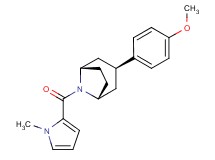 (3-endo)-3-(4-methoxyphenyl)-8-[(1-methyl-1H-pyrrol-2-yl)carbonyl]-8-azabicyclo[3.2.1]octane