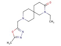 2-ethyl-9-[(5-methyl-1,3,4-oxadiazol-2-yl)methyl]-2,9-diazaspiro[5.5]undecan-3-one