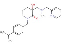 3-hydroxy-1-(4-isopropylbenzyl)-3-{[methyl(pyridin-2-ylmethyl)amino]methyl}piperidin-2-one