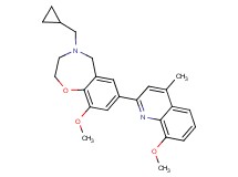 4-(cyclopropylmethyl)-9-methoxy-7-(8-methoxy-4-methylquinolin-2-yl)-2,3,4,5-tetrahydro-1,4-benzoxazepine