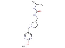 N-isopropyl-N'-({1-[(2-methoxypyrimidin-5-yl)methyl]pyrrolidin-3-yl}methyl)urea