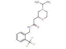 2-(4-isopropylmorpholin-2-yl)-N-[2-(trifluoromethyl)benzyl]acetamide