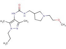 N-(3,5-dimethyl-1-propyl-1H-pyrazol-4-yl)-N'-{[1-(2-methoxyethyl)pyrrolidin-3-yl]methyl}urea
