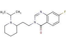 7-fluoro-3-[2-(1-isopropylpiperidin-2-yl)ethyl]quinazolin-4(3H)-one