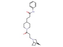3-(1-{3-[(1R*,4R*)-2-azabicyclo[2.2.1]hept-2-yl]propanoyl}-4-piperidinyl)-N-phenylpropanamide
