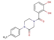 4-(2,3-dihydroxybenzoyl)-1-(4-methylphenyl)-2-piperazinone