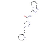 1-(2-piperidin-2-ylethyl)-N-([1,2,4]triazolo[4,3-a]pyridin-3-ylmethyl)-1H-1,2,3-triazole-4-carboxamide