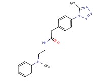 N-{2-[methyl(phenyl)amino]ethyl}-2-[4-(5-methyl-1H-tetrazol-1-yl)phenyl]acetamide