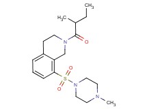 2-(2-methylbutanoyl)-8-[(4-methylpiperazin-1-yl)sulfonyl]-1,2,3,4-tetrahydroisoquinoline