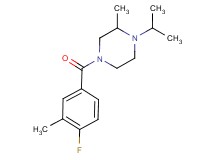 4-(4-fluoro-3-methylbenzoyl)-1-isopropyl-2-methylpiperazine