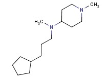 N-(3-cyclopentylpropyl)-N,1-dimethyl-4-piperidinamine