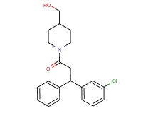{1-[3-(3-chlorophenyl)-3-phenylpropanoyl]-4-piperidinyl}methanol